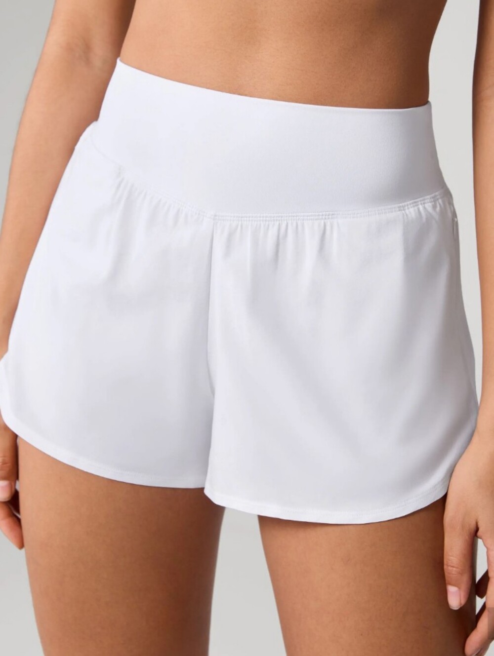 Spyder Women's White High-Waist Athletic Shorts